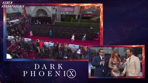 Michael Fassbender's magnetic interview LIVE at the X-Men Dark Phoenix red carpet!