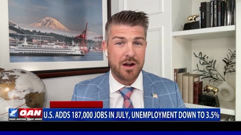 July Jobs Report: 187,000 New Jobs Added; Unemployment Rate Drops to 3.5%