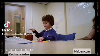 7th December supervised contact session at contact centre part 12 (Hidden camera)