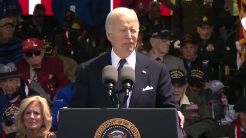 Biden uses his D-Day address in Normandy to talk about how many Russians have been killed in Ukraine