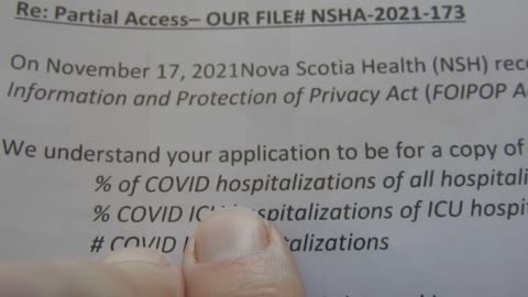 Nova Scotia hospitalization ICU increase post shot