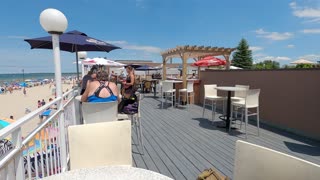 Wasaga Beach Restaurant Patio Summer #beach #canada #vacation