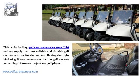 golf cart accessories store USA