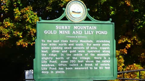 Surry Mountain Gold Mine and Lily Pond