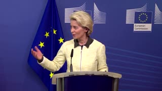 Von der Leyen says wants to end dependency on Russian gas