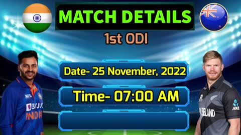 India Tour Of New Zealand 1st ODI Match 2022 _ India vs New Zealand Odi Playing 11 _ Ind vs Nz ODI