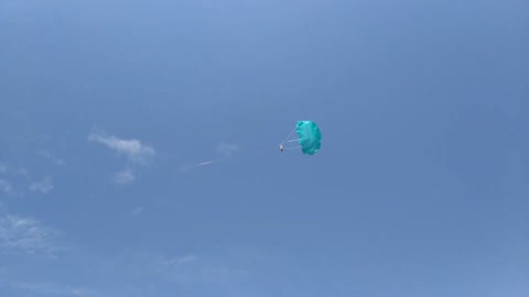 Toy parasail kite, beach, countryside.