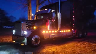 WASHING THE FREIGHTLINER IN THE DRIVEWAY