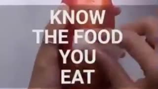 KNOW the FOOD You Are Eating!!