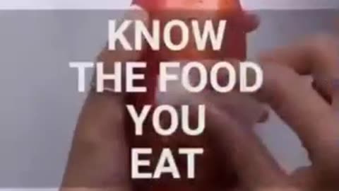 KNOW the FOOD You Are Eating!!