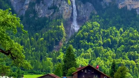 LAUTERBRUNNEN IN SWITZERLAND ONE OF THOSE PLACES THAT IS OFTEN DEPICTED ON TOURIST POSTCARDS AND MAGNETS