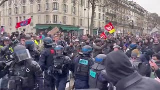 FRENCH PROTEST: Why is this not on every major news network?