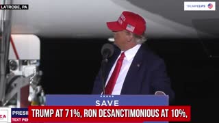 WOW! TRUMP SENDS SHOTS TO RON "DESANCTIMONIOUS" !?!?