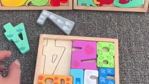 Digital puzzle educational toys Useful Baby Product