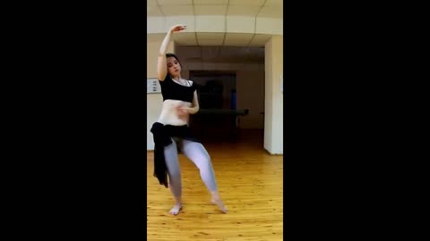 Belly Dance Workout With Cute Girl