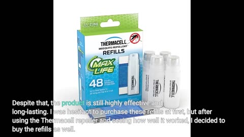 Thermacell Mosquito Repellent Refills; Compatible with Any Fuel-Powered Thermacell Repeller