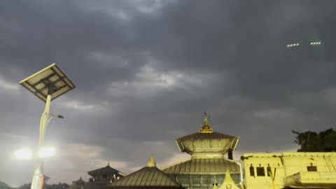 Pasupati Temple Night Cinematic View