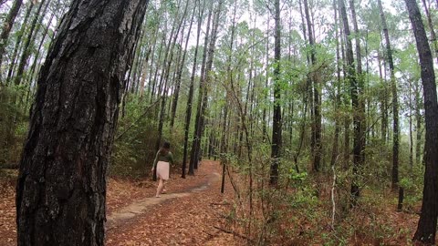 Barefoot Hiking With the Wife.