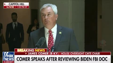 🚨 BREAKING: Rep. James Comer initiates Contempt of Congress hearings against FBI Dir.Wray