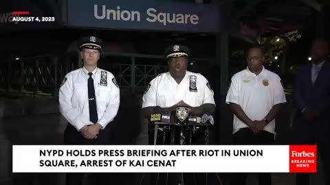 BREAKING NEWS- NYPD Holds Press Briefing After Riot In Union Square, Arrest Of Kai Cenat