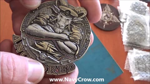 US Navy Chief Anchored Air Warfare Collectible Challenge Coin
