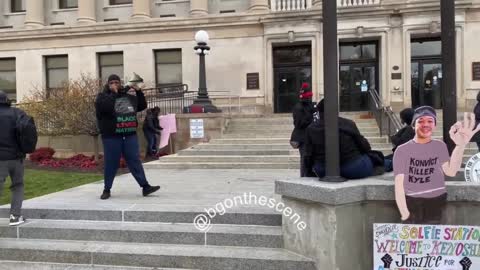BLM Activists Try to Intimidate Rittenhouse Jurors with Chants: "Shut It Down!"