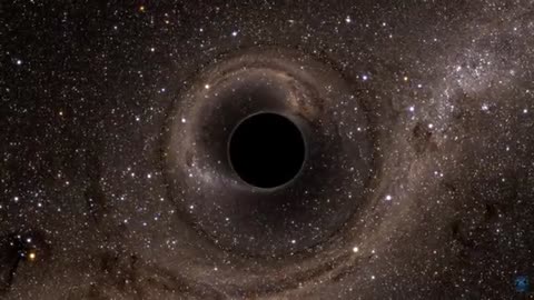 Two black holes merging into one