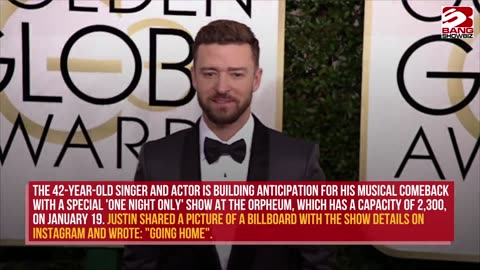 Justin Timberlake's Musical Comeback Takes Center Stage.