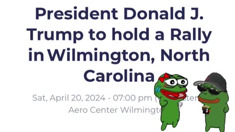 Trump Rally announced for Wilmington, North Carolina