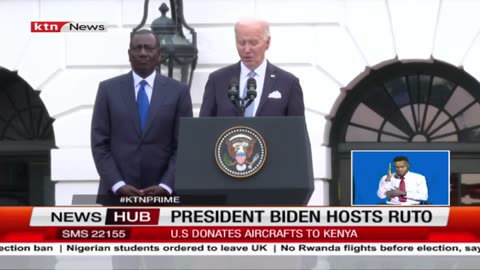 President Ruto meets the president of the US Joe Biden