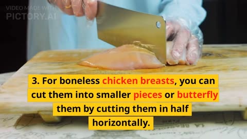 How to cut chicken in to pieces | Breast Cut | Small Cut