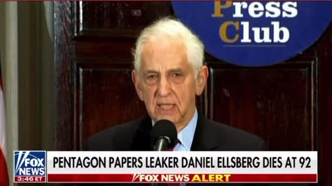 Pentagon papers leaker, Daniel Ellsberg, dies at 92