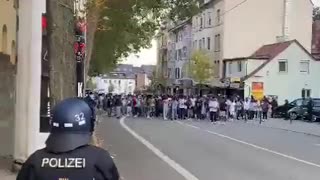 200 armed Eritrean migrants launch a riot in the German town of Stuttgart.