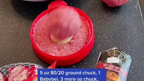 21_Pepper Crusted Babybel Burger 🔥🔥🔥