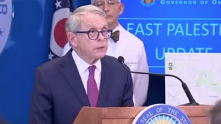 Gov. DeWine: "This train apparently was NOT considered a high hazardous material train"