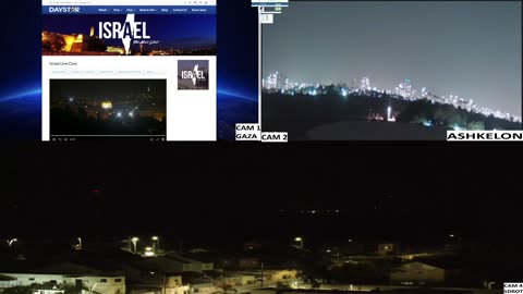 Live cams from GAZA Israel multicams day 30