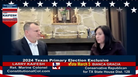 EXCLUSIVE: TX State House Primary Race Interview with Bianca Gracia Taking on Briscoe Cain