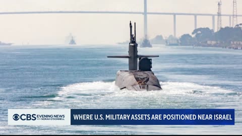 Where U.S. military assets are positioned near Israel