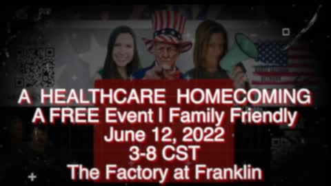 Franklin TN Healthcare Homecoming Event Invitation 6/12/22