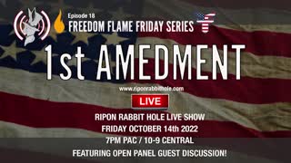 FREEDOM FLAME FRIDAY – 1st AMENDMENT