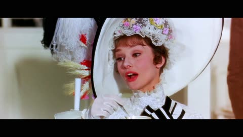 Audrey Hepburn My Fair Lady 1964 Ascot Horse Race remastered 4k