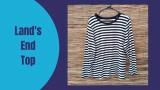 Land's End Striped Top