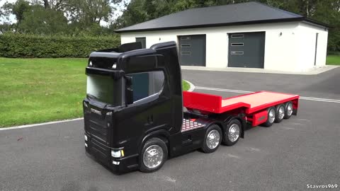 The Must Have SCANIA Ride On Powered Truck for Kids!