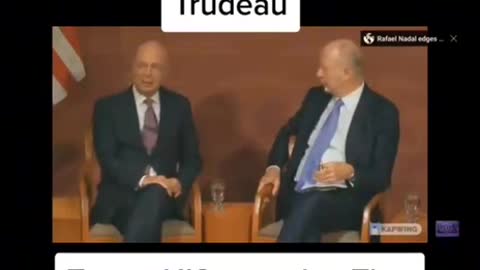 Canada Trudeau is Klaus Schwab's PUPPET
