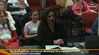 Jacqueline Breger - Arizona Senate and House Committee testimony