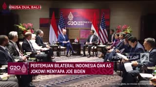 Pertemuan Bilateral Indonesia dan AS, Jokowi Menyapa Joe Biden