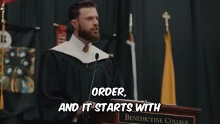 Super Bowl champ's faith-filled commencement speech blasting Biden goes VIRAL