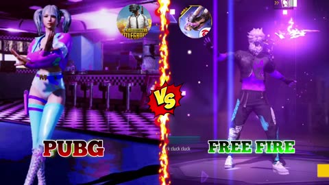 🤬pubg vs free fire 🔥 attitude status shayri #pubg #vs#freefire #523 🥺 #6