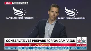 FULL SPEECH: Josh Hawley Faith and Freedom Coalition: Road to Majority Conference 6/23/23