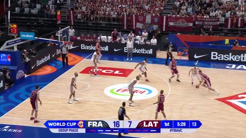 France 🇫🇷 vs Latvia 🇱🇻 - Condensed Game - FIBA Basketball World Cup 2023